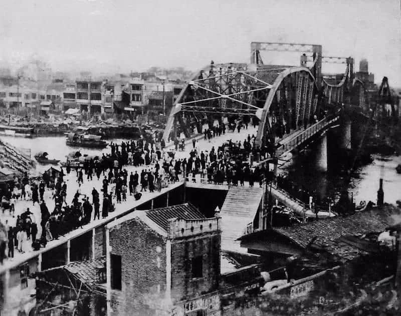 日本明信片上嘅广州旧日记忆——海珠桥