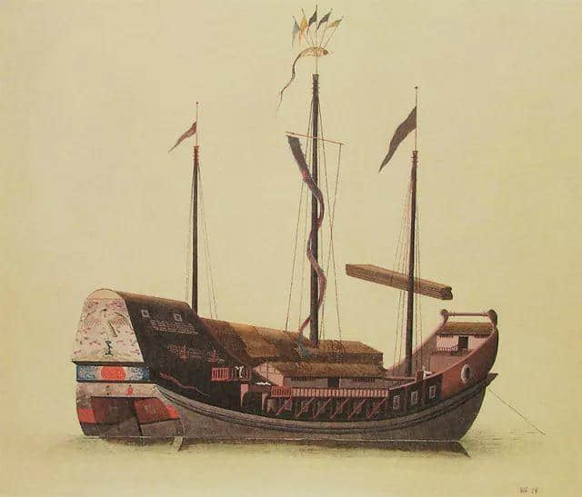 二百年前的廣州船隻形象