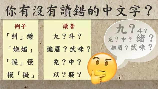 纠缠、妩媚、憧憬、模拟......呢啲易错词，你读得啱几多？