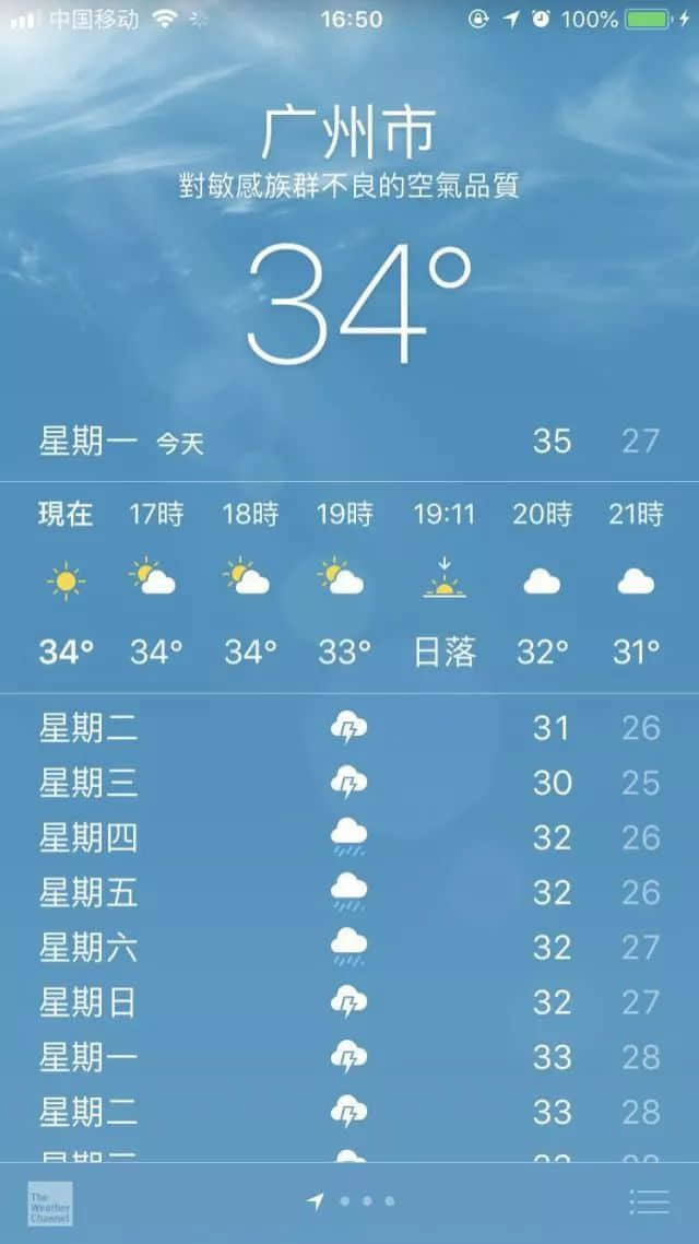 落汤鸡一样嘅广州人，仲比唔上一条鱼