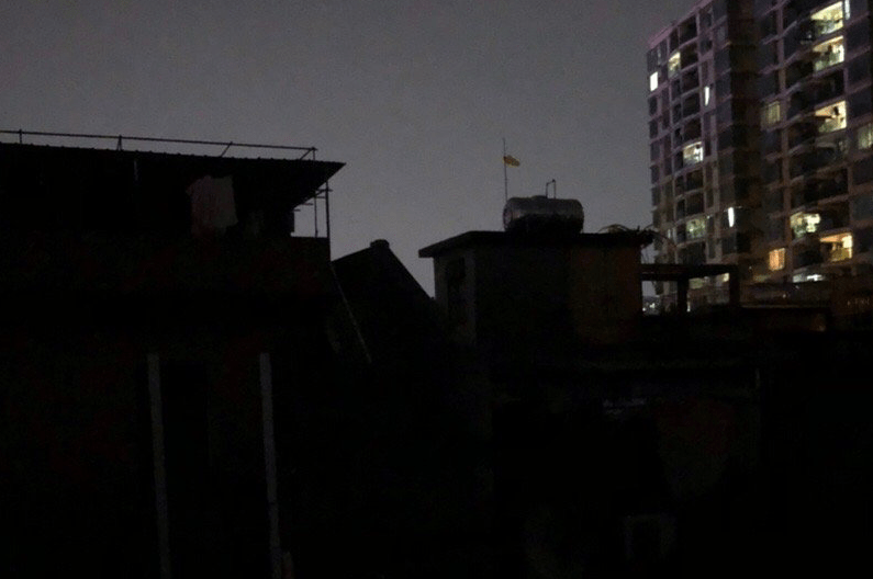 城中村停电的夜晚 城中村停电的夜晚