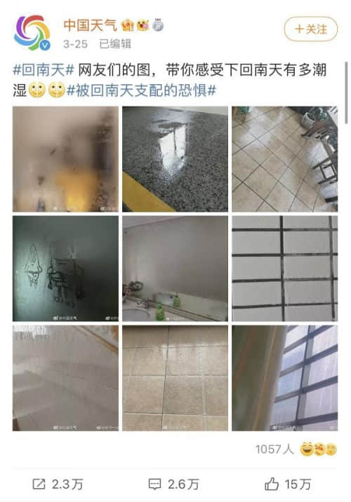 (图:潮湿天气对房屋造成的影响)