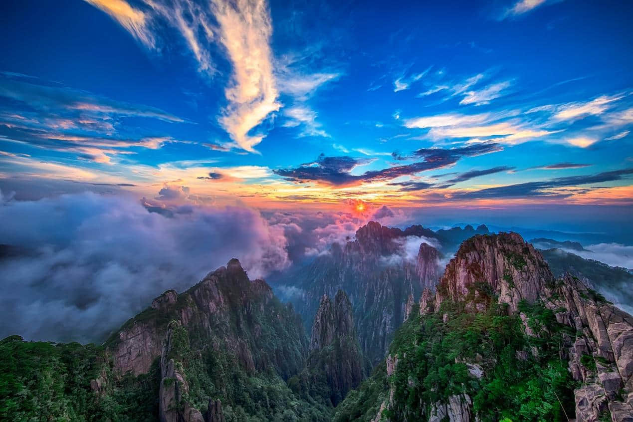 (黄山风景图)
