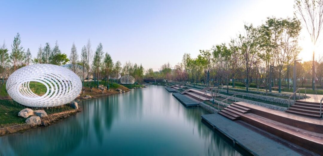 1668738000305674.jpg 新建落成的永安渠海绵城市公园