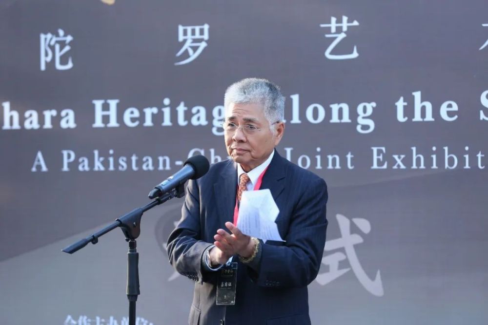 ▲2023年3月15日,故宫博物院“譬若香山:犍陀罗艺术展”开幕式上,真维斯董事长杨勋作为捐赠代表发言