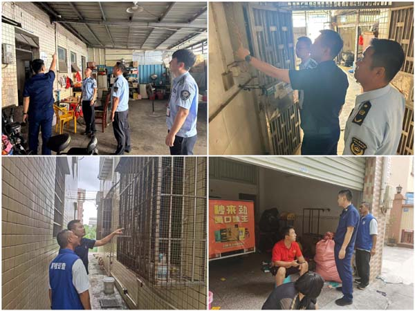 南朗大队持续推进出租屋畅通消防“生命通道”整治行动