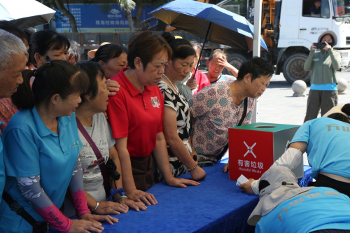 桂山镇举办分类校园行，绿色我先行主题活动