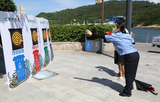 东澳岛垃圾分类活动圆满落幕,趣味互动助力“百千万工程”生态建设