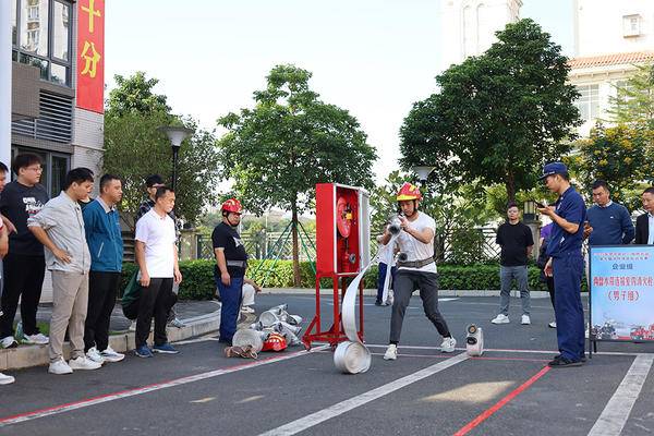 中山翠亨新区（南朗街道）开展第九届消防技能比武竞赛