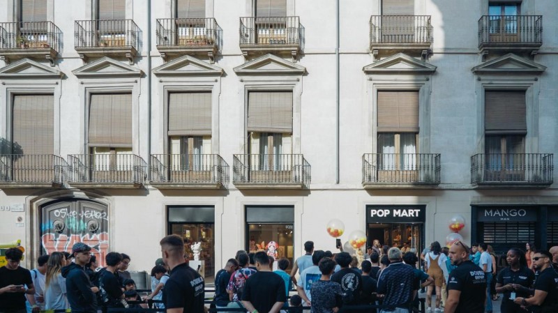 泡泡玛特西班牙首店正式开业，引领欧洲消费新潮流