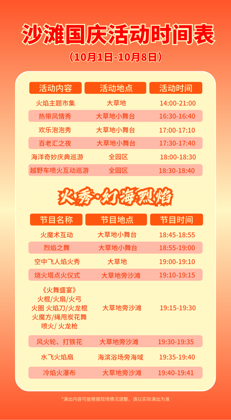 深圳国庆出游新地标！小梅沙海洋世界双园联动，开启“海与火”狂欢模式