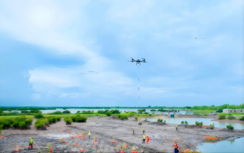 践行“两山”理念:中交广航局以创新实践守护“国宝”红树林,绘就“绿美广东”新画卷