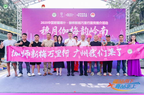 伽师新梅万里行甜蜜登陆广州，共启南国甜蜜新篇章